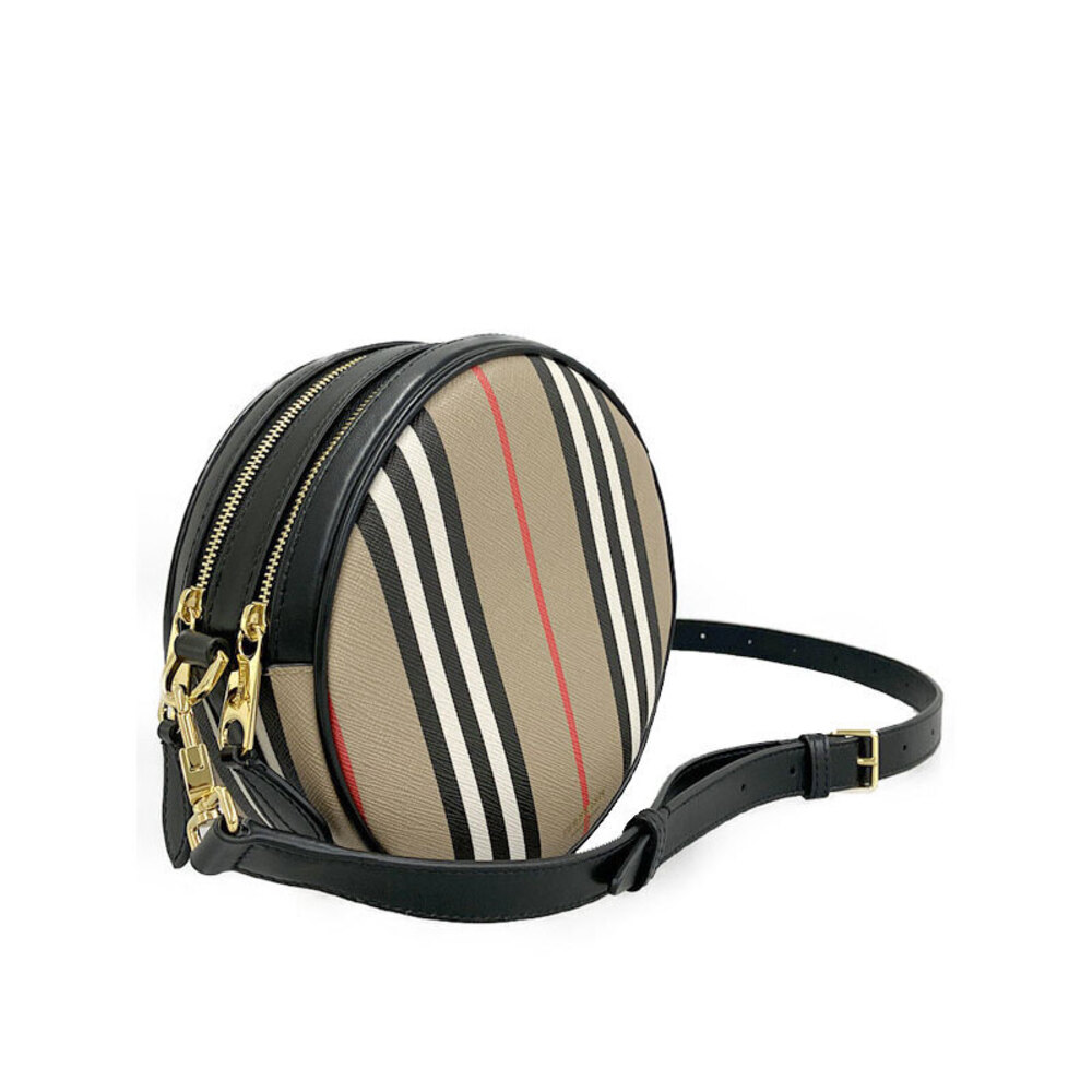 Burberry Icon Stripe Canvas Louise Bag Shoulder - Picture 2 of 9